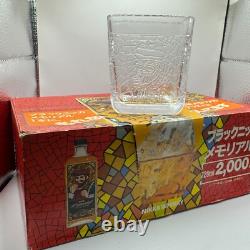 NIKKA whisky cutting 6 glasses water jug 1 pitcher Massan Japan vtg With box
