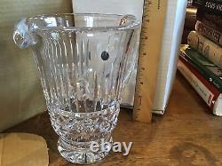 NOS Vintage Waterford Crystal 1.5 Pint Tramore Water Jug Pitcher