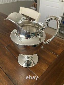 Nice Shreve Crump Low By Gorham 1887 Sterling Silver Water Pitcher 770 Grams