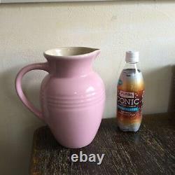 No Box Very Rare! Le Creuset Water Jug Pitcher Large Size Pink Unused