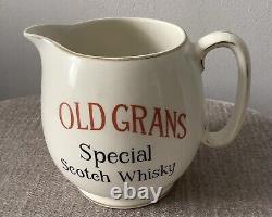 Old Grans Special Scotch Whisky Water Pub Jug RARE