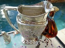 Old Large Pitcher Whiting Sterling Silver Wine Water Jug Ewer Heavy Old Gorham