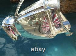 Old Large Pitcher Whiting Sterling Silver Wine Water Jug Ewer Heavy Old Gorham