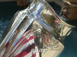 Old Large Pitcher Whiting Sterling Silver Wine Water Jug Ewer Heavy Old Gorham