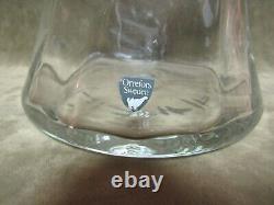 Orrefors Crystal Glass Swirl Pattern Helena Tall 50 oz Water Pitcher Jug withTag