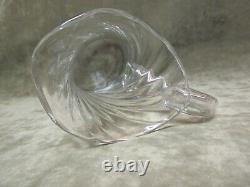 Orrefors Crystal Glass Swirl Pattern Helena Tall 50 oz Water Pitcher Jug withTag