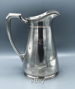 P&O SHIPPING LINE Silver Plated ART DECO Large WATER JUG c1925 MAPPIN & WEBB