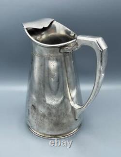 P&O SHIPPING LINE Silver Plated ART DECO Large WATER JUG c1925 MAPPIN & WEBB