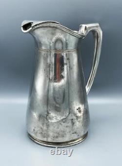 P&O SHIPPING LINE Silver Plated ART DECO Large WATER JUG c1925 MAPPIN & WEBB