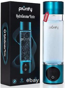 PIURIFY Water Bottle Turquoise 3000ppb Pure Hydrogen Rich Dupont Membrane