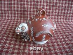 Peruvian Turkey Water VesselPitcherTerra Cotta ClayRaquel'sPeruFolk Art Jug