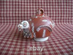 Peruvian Turkey Water VesselPitcherTerra Cotta ClayRaquel'sPeruFolk Art Jug