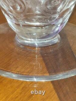 Pitcher Crystal Engraved Decor Flower Foliage And Border Dlg Baccarat St Louis