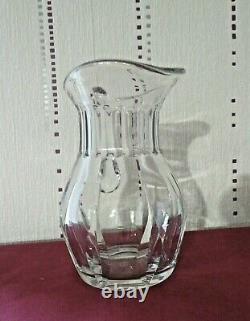 Pitcher To Water Jug Crystal of Saint Louis Model Cerdanya Signed L 1