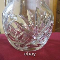 Pitcher To Water Jug Crystal of Saint Louis Model Chantilly Or Massenetsigné