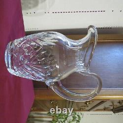 Pitcher To Water Jug Crystal of Saint Louis Model Chantilly Signed