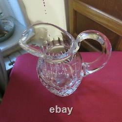Pitcher To Water Jug Crystal of Saint Louis Model Chantilly Signed