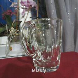 Pitcher To Water Jug Crystal of Saint Louis Model Jersey Signed