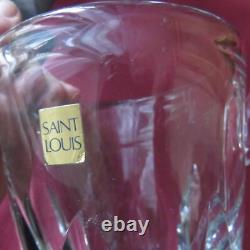 Pitcher Water Jug Crystal Jug from Saint Louis Model Jersey Signed 1