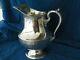 Poole #1027 Footed Sterling Silver Georgian Water Pitcher W Ice Guard