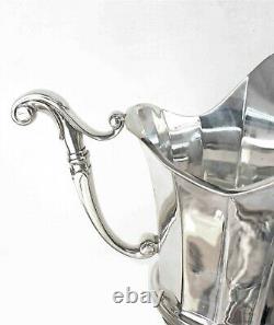 Powerful Sterling Tane Lunt Mexico Paneled Water Pitcher