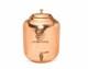 Premium Quality Matka/vessel Of Copper Water Pot Dispenser Jar Vessel Gift Set
