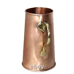 Premium Quality Pitcher Heavy Gauge Copper Water Pitcher/jug / Carafes Rustic Lo