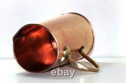 Premium Quality Pitcher Heavy Gauge Copper Water Pitcher/jug / Carafes Rustic Lo