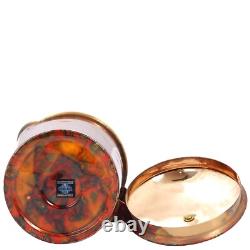 Printed Copper Jug Pitcher, Paisely Design, Storage & Serving Water 1500 ML