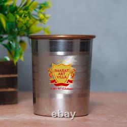 Pure Copper Jug Pitcher Luxury Design, Stylish Water Storage and Serving Pitcher
