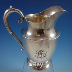 Puritan by Wallace Sterling Silver Water Pitcher #20 9 1/2 x 8 1/2 (#1919)