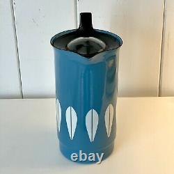 RARE Vintage CATHRINEHOLM Norway Blue Lotus Coffee Perkolator Jug Water Pitcher