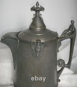 REED & BARTON 19th CENTURY COFFEE / ICE WATER PITCHER