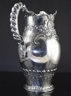Rare 1890 Gorham Neptune Mythological Sterling Silver Water Pitcher 32 Troy Oz