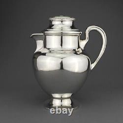 Rare Antique Gorham Solid Sterling Silver / Jade. Water Lemonade Jug /Pitcher