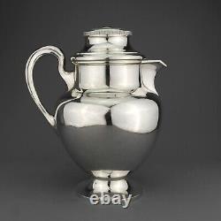 Rare Antique Gorham Solid Sterling Silver / Jade. Water Lemonade Jug /Pitcher