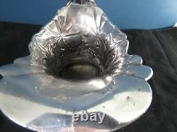 Rare Art Nouveau Silver Plate Water Pitcher And Cup