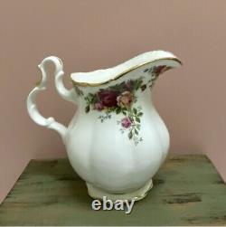 Rare Royal Albert China England Old Country Roses Water Pitcher Serving Ewer Jug