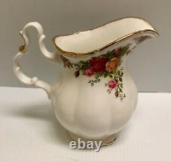 Rare Royal Albert Old Country Roses Bone China England Ewer Jug Water Pitcher