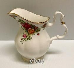 Rare Royal Albert Old Country Roses Bone China England Ewer Jug Water Pitcher