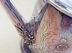 Rare Sterling Silver Centerpiece Flowers Watering Can & Pitcher