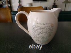 Rare Villeroy & Boch Florea Water Jug Pitcher Germany House & Garden Collection