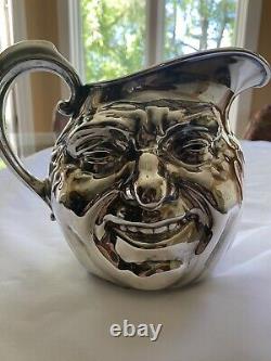 Reed & Barton Sunny Jim Double Face Water Pitcher #5640 VIntage Silver plate