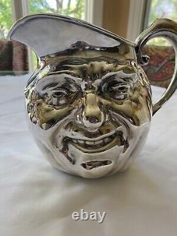 Reed & Barton Sunny Jim Double Face Water Pitcher #5640 VIntage Silver plate