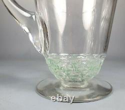 Rene Lalique Art Deco Fish Pitcher Water Jug c. 1930