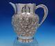 Repousse By Kirk Sterling Silver Water Pitcher Hand Chased #210af (#4900)