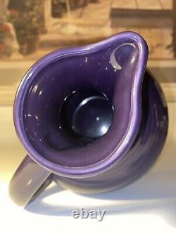 Retired Fiesta Ware Plum Carafe Water Milk Jug NWT