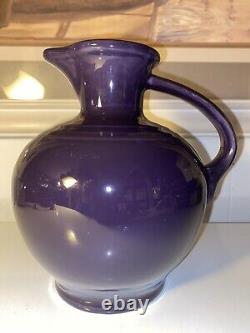 Retired Fiesta Ware Plum Carafe Water Milk Jug NWT