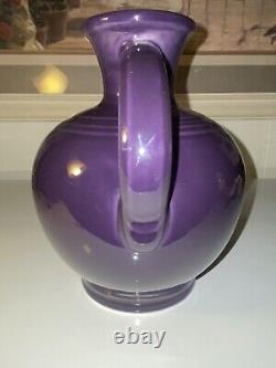 Retired Fiesta Ware Plum Carafe Water Milk Jug NWT