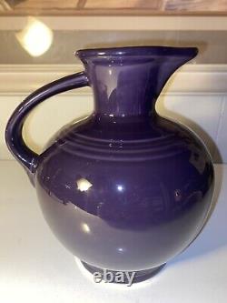 Retired Fiesta Ware Plum Carafe Water Milk Jug NWT